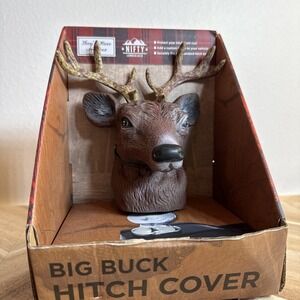 Nifty Lumberjack Big Buck Deer Head Ball Hitch Cover One Size Outdoor Gear NEW